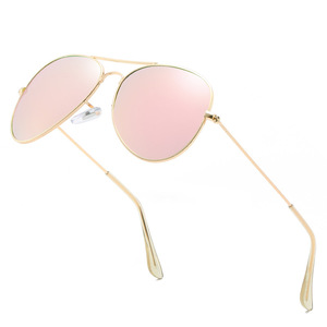 Gafas de sol polarizadas clásicas <span class=keywords><strong>3025</strong></span> para hombres y mujeres, marco dorado y plateado, venta al por mayor, espejo barato, diseño de piloto para conducir, pescar - Product Image 2