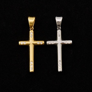 Joyería de Moda Punk, Colgante de San Cristóbal en Acero Inoxidable, Cruz Religiosa Chapada en Oro, Brújula, Medusa, Regalos Unisex para Hombres y Mujeres - Product Image 2