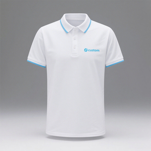 Polo da <span class=keywords><strong>uomo</strong></span> di alta qualità t-shirt sportiva in bianco personalizzata t-shirt con ricamo 100% poliestere Polo sublimazione - Product Image 1