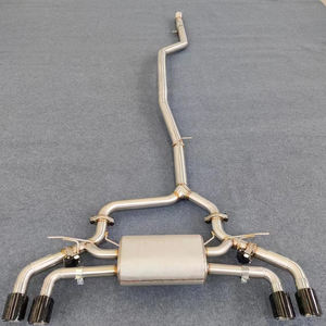 Tubos de Escape Catback OEM de Fábrica MM SS304/Titanio para <span class=keywords><strong>BMW</strong></span> <span class=keywords><strong>525</strong></span>/528/530 G30/G38 2.0T B48 2017-- Silenciador Valvetronic - Product Image 6