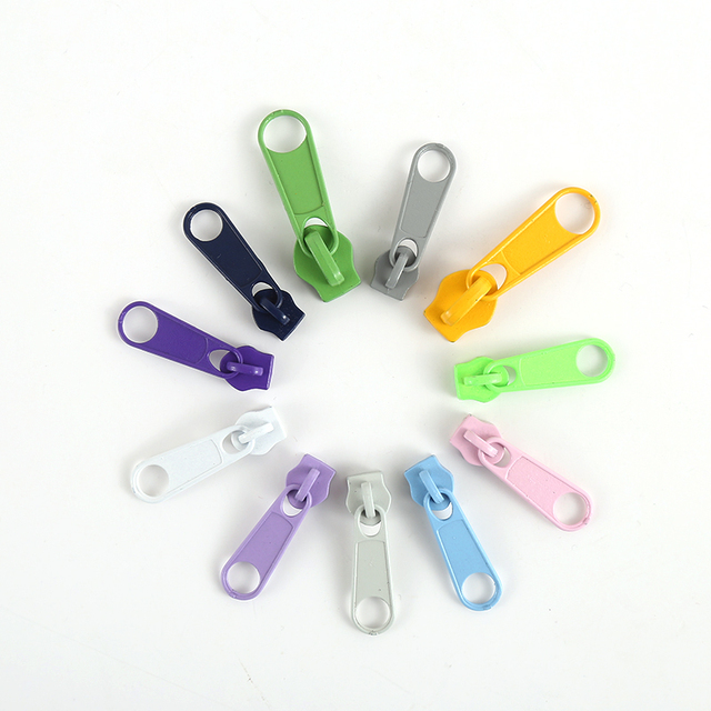 Wholesale Price Custom High Quality Auto Lock Zipper Sliders for Home Textile Bags Shoes Luggage Custom Zip Slider