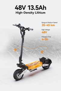 Scooter Eléctrico Plegable Todoterreno T10 Barato y Rápido, Disponible en UE, EE. UU. y Reino Unido, Trotinette Electrique, Skateboard Eléctrico para Adultos, T10 Mono - Product Image 4