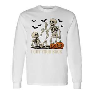 Camiseta de manga larga Skeleton Halloween I Got Your Back - Product Image 1