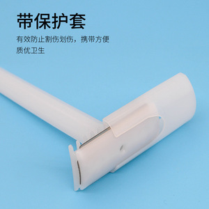 Maquinilla de Afeitar Desechable y Estéril para Depilación Púbica, Suave para Uso Doméstico, con Dientes de Protección de Doble Cara - Product Image 4