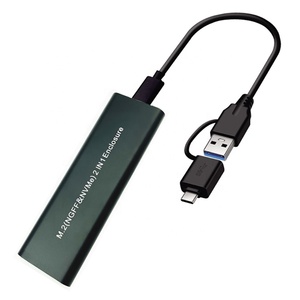 กล่องใส่ SSD แบบ <span class=keywords><strong>M</strong></span>.2 NVMe PCIe SATA NGFF รองรับโปรโตคอลคู่ ความเร็ว 10Gbps สำหรับ USB3.1 ความจุ 4TB - Product Image 4