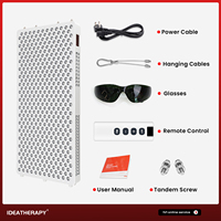 Ideatherapy RLPRO600 Serie RLPRO Panel de Terapia de Luz Roja de 9 Longitudes de Onda Panel de Terapia de Luz Roja para Cuerpo Completo