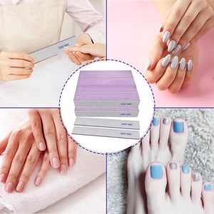 Limas de Uñas (Paquete de 50) 100/180 Granos, Limas de Doble Cara, Rectangulares, Profesionales, Reutilizables para Uñas Naturales y Acrílicas - Product Image 6