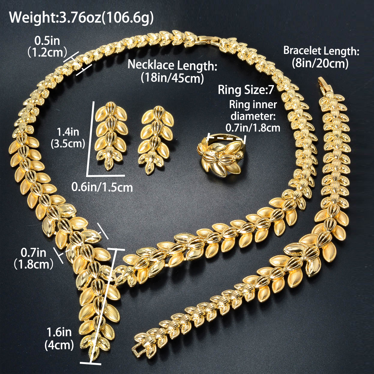 Lot De 3 Bracelets à Enfiler En Or Rempli 14 Carats, Fait Main Aux USA, Taille S (7.75")