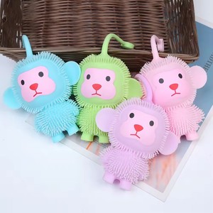 Jincan Độ tuổi Mới 5 đến 7 năm chống căng thẳng dẫn nhấp nháy bóp phồng bóng Khỉ đồ chơi cho bé trai và bé gái - Product Image 4