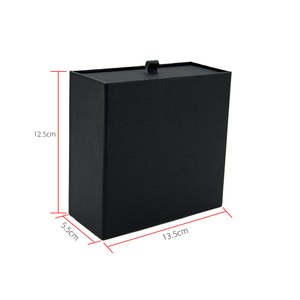 Custom Logo and Size Sliding Drawer Rigid Box Black Gift Box With Drawers for Cosmetic Packaging Box - Product Image 5