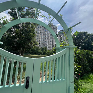 Clôture pour animaux <span class=keywords><strong>de</strong></span> compagnie en métal antirouille pour animaux <span class=keywords><strong>de</strong></span> compagnie, barrière pour jardin, jardin, cour, clôture <span class=keywords><strong>de</strong></span> sécurité pour <span class=keywords><strong>lit</strong></span> <span class=keywords><strong>de</strong></span> fleurs. - Product Image 6