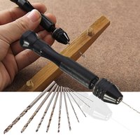Juego de 25 Piezas de Brocas de Precisión de 0.5mm - 3.5mm, Mini Taladro Manual en Espiral, Juego de Puntas de Torneado, Kit de Herramientas Manuales