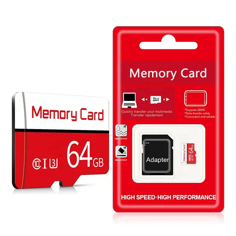 Cartão de memória, atacado, preço de fábrica, cartão de armazenamento 64gb 16gb tf 32gb fechar micro tf cartão sd 128 gb