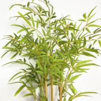 Bambou artificiel réaliste de 90 à 210 cm, plante en plastique, bonsaï artificiel pour la décoration de la maison et du jardin