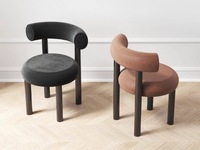 Chaises minimalistes modernes en métal pour salon de manucure Chaises de restaurant en velours Chaises de chambre à coucher Mobilier de designer
