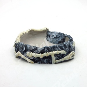 Vente en gros de récipient pour reptiles bol en résine pour reptiles plate-forme de réservoir pour reptiles décor bol pour dragon barbu gecko - Product Image 5
