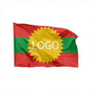 Bandera Personalizada del Frente de Liberación Oromo Nacional, Promocional, de Poliéster, Impermeable <span class=keywords><strong>y</strong></span> Ecológica - Product Image 1