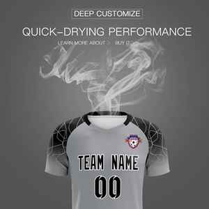 Ensembles d'entraînement de football classiques en argent personnalisés pour adultes/enfants - Product Image 5