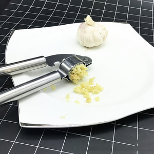 Stainless Steel Garlic Press Manual Kitchen Tool Durable <b>Herb</b> Spice <b>Grinder</b> - Product Image 2