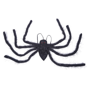 Halloween <strong>Fake</strong> 30cm Black <strong>Spider</strong> and Cobweb for Party Decoration - Product Image 3