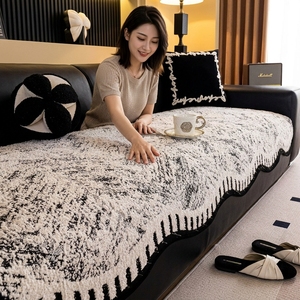 Housse de <span class=keywords><strong>canapé</strong></span> en chenille imperméable, <span class=keywords><strong>anti</strong></span>-rayures, protection de <span class=keywords><strong>canapé</strong></span>, revêtement texturé pour la maison - Product Image 2