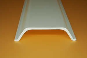 Poteau de marquage d'angle blanc en PVC, profilé en plastique, délimiteur de zone, pour porte à battant moderne, durable et écologique - Product Image 2