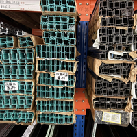 Profilé en aluminium série 6000 pour fenêtres et portes, section de cadre extrudé, taille personnalisée, revêtement poudré anodisé pour la construction