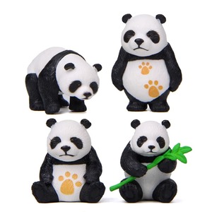 Dihua personnalisé mignon PVC Animal gros Po <span class=keywords><strong>Panda</strong></span> jouets en plastique noir blanc petit assis jouet <span class=keywords><strong>Kungfu</strong></span> <span class=keywords><strong>Panda</strong></span> figurines - Product Image 5