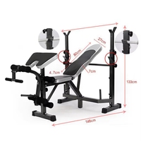 Support de barre de musculation, coussin de protection pour barre, collier de serrage, coussin de squat pour barre, banc de musculation multifonctionnel de haute qualité