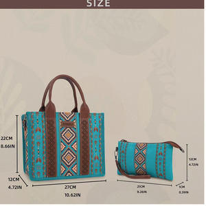 Chaud à la mode grands sacs pour femmes mode haute capacité <span class=keywords><strong>toile</strong></span> sac fourre-tout dames sacs à main bandoulière deux tailles épaule sac à main - Product Image 3