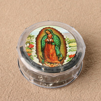 Chapelet catholique en bois rouge parfumé avec croix de Jésus, collier avec boîte cadeau, collier avec croix