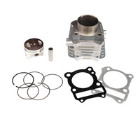 Suzu Ki GN125 EN125 GS125 GZ125 Euro I 150cc mise à niveau à grand alésage avec Kit de piston de cylindre à tête dôme Kit de cylindre modifié 62mm