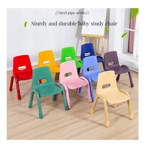 เก้าอี้พลาสติกสำหรับห้องเรียนแบบพกพาน้ำหนักเบาเก้าอี้โรงเรียนทันสมัยสำหรับเด็กทนทาน