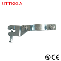 Serre-tube réglable en acier au carbone électrogalvanisé UTTERLY UTT20Q, taille 20 mm, capacité de charge 1000 kg, résistant à la corrosion, conforme CE