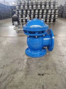 Válvula Neumática Hidráulica de Ángulo Controlado para Drenaje y Antiobstrucción de Aguas Residuales, con Puerto de 4 Pulgadas, AC 220V, Modelo JM744X - Product Image 1