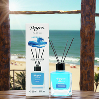 Diffuseur à bâtonnets de 150 ml, design de luxe, parfum frais longue durée, vente en gros d'usine, pour chambre d'hôtel