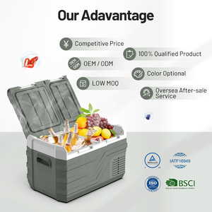 Alpicool nld Reversible cửa 12 Volt xe hộp mát tủ lạnh máy nén mini xe tủ lạnh cho cắm trại ngoài trời - Product Image 4