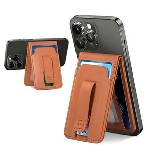 Porte-cartes universel anti-vol magnétique en cuir pour iPhone 15 14 13 12 Pro Max - Product Image 2