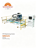 Centre d'usinage CNC pour le bois MM325 PTP avec table à vide, machine de perçage et de fraisage pour meubles en panneaux, MDF et contreplaqué