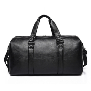 Sac de voyage en cuir pour <span class=keywords><strong>homme</strong></span>, modèle double affaires noir, nouvelle mode personnalisée 2024 - Product Image 5