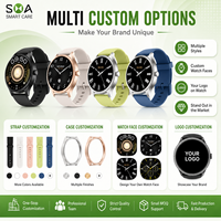 Reloj Inteligente Redondo Multicolor Personalizado, Llamadas, Sueño, Frecuencia Cardíaca, Monitoreo de Actividad, Dispositivo de Moda para Tiendas en Línea