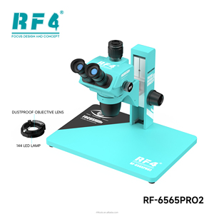 Microscope numérique stéréo à bras vertical RF-6565PRO2-YS010W avec moniteur, haute précision, inspection industrielle, détection de défauts SMT - Product Image 3