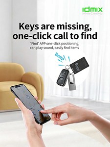 IDMIX Localizador Antipérdida con Carga Inalámbrica para Llaves, Cartera, Bolso – Tarjeta Localizadora Inteligente Compacta - Product Image 4