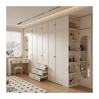 Armoire coulissante modulaire en bois blanc pour chambre de bébé, meuble de rangement design