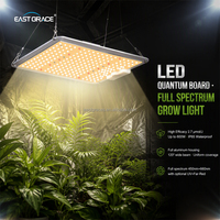 Lampe de culture LED à spectre complet 200W, dimmable 0-10V, étanche IP65, en aluminium, pour culture intérieure, serre, hydroponie