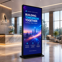 Kiosco de Señalización Digital de Pantalla Completa con Gestión Remota, Pantalla Táctil Android Windows de 55, 65, 75, 85 y 98 Pulgadas para Vestíbulo de Centro Comercial