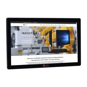 27 Inch Industrial High Resolution Widescreen Lcd Wall Mount Touch Screen Monitor Display