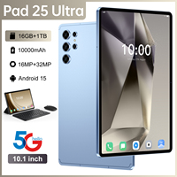 Venta al por Mayor de Tablets 2026 Pad 25 Ultra con Cuerpo Metálico para Niños, Snapdragon 8 Gen 3, Android, Pantalla FHD de 10.1 Pulgadas, Tablet Inteligente para Educación