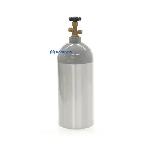 Cilindro de tanque de oxígeno de aluminio 40L de CO2 DOT TPED médico al por mayor