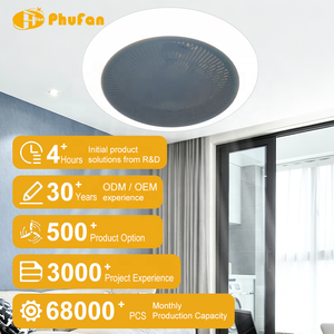 Low Noise Enclosed Ceiling Fan Equipped With Dimmable LED Lighting Remote Controlled Household <strong>Ventilation</strong> <strong>Lamp</strong> for Bedroom - Product Image 2